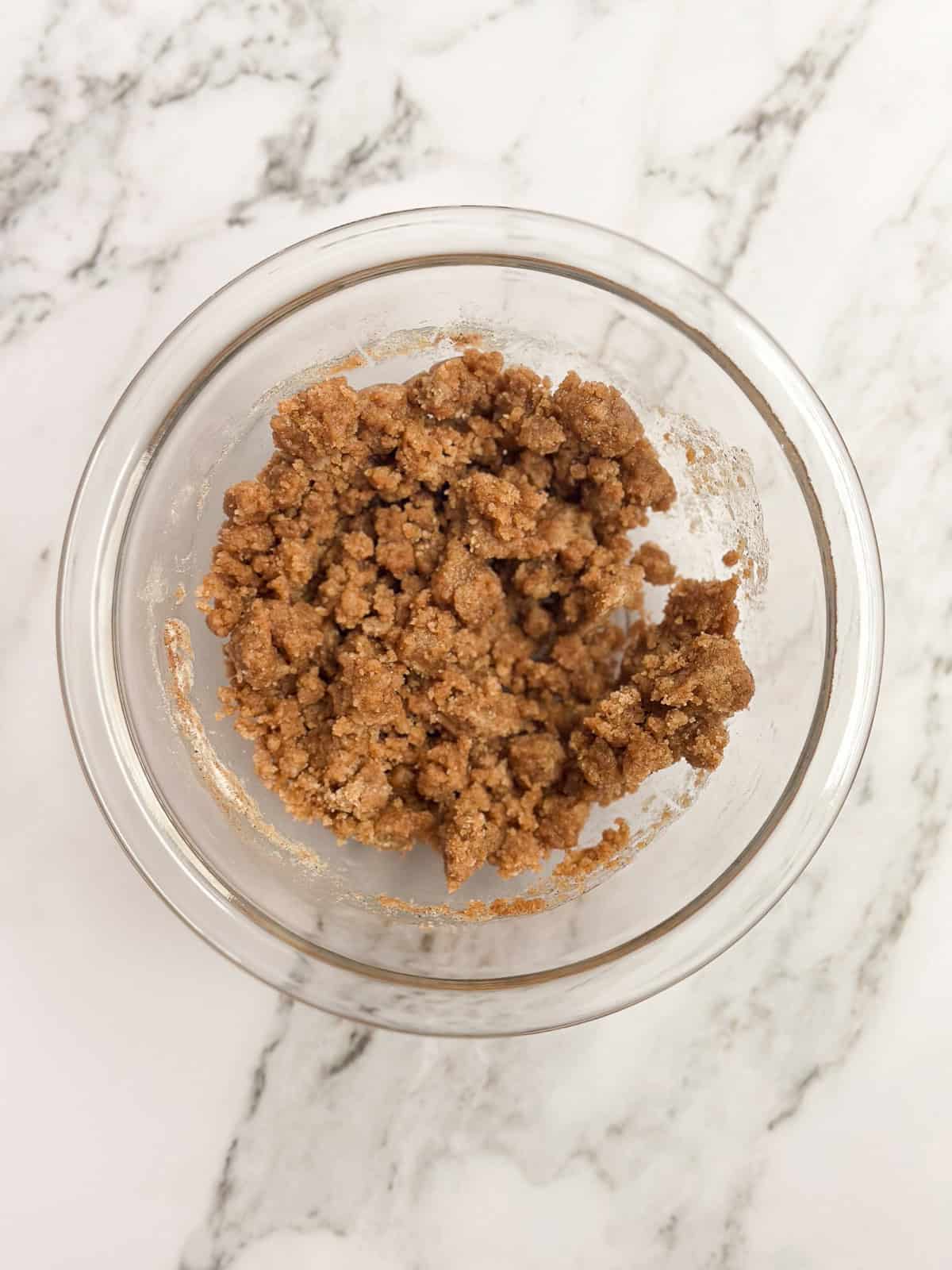 the crumb topping