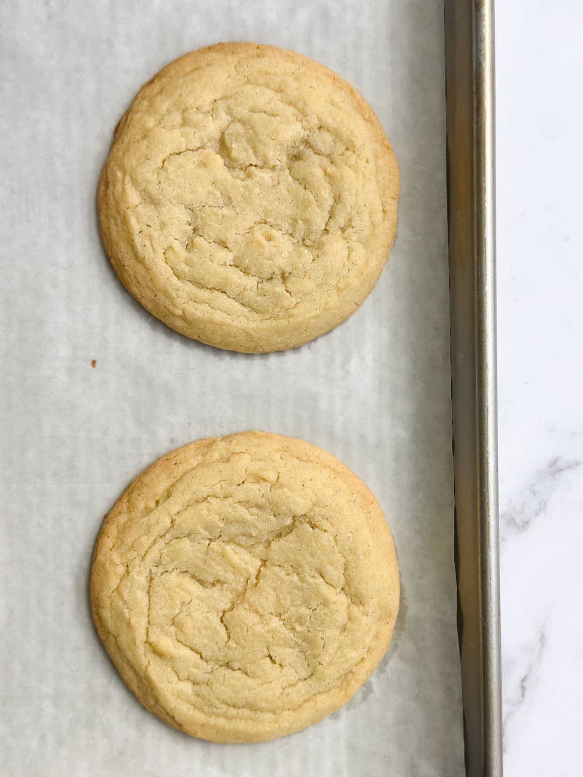 fresh cookie after baking.