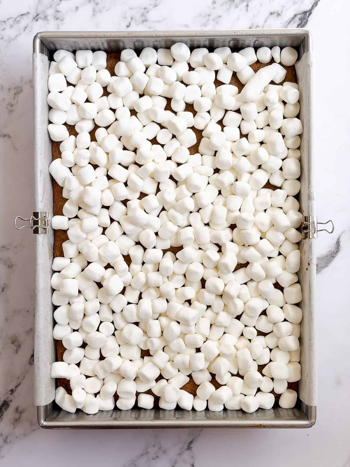 marshmallows added.