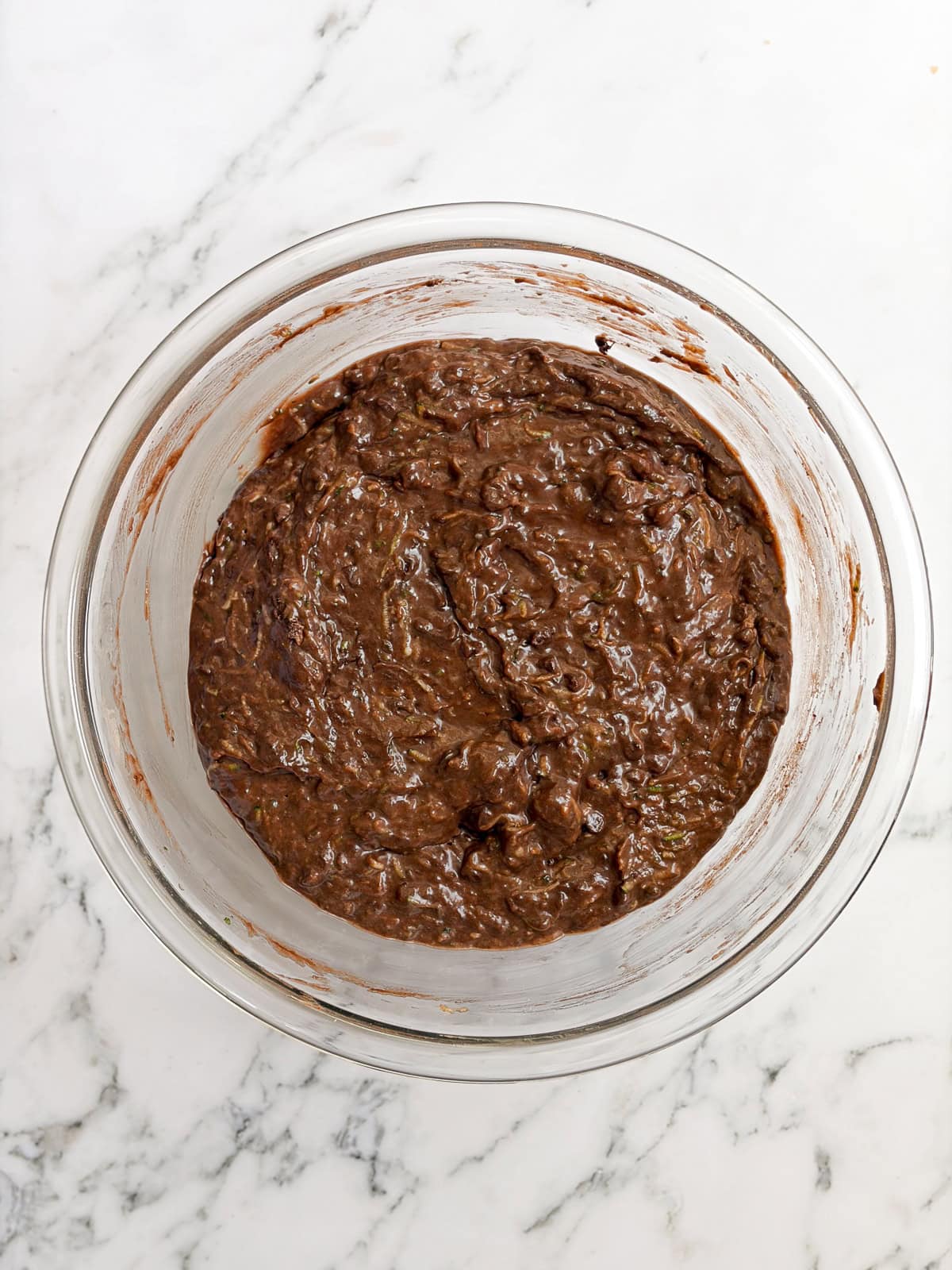 dry ingredients added.